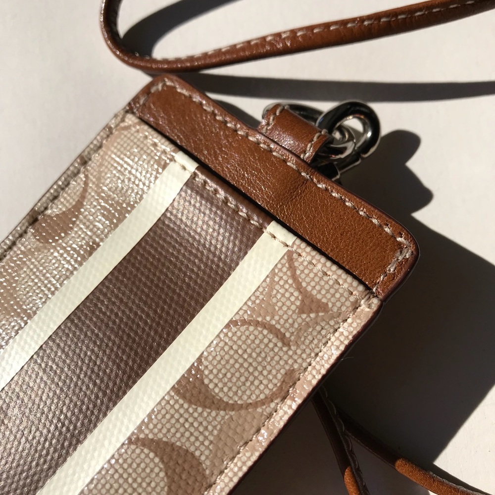 COACH Leather Luggage Tag